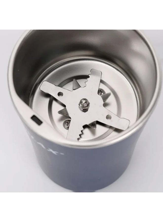 Kolax Compact Electric Powder Grinder - Stainless Steel Blades for Coffee Beans, Spices, Nuts, and Grains - Portable One-Touch Mini Grinding Machine - Image 4